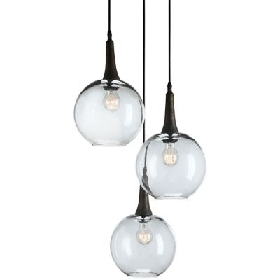 Beckett Trio Pendant by Currey & Company - Starlight Lighting USA and Canada